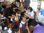 โครงการเฝ้าระวังและส่งเสริมทันตะสุขภาพในศูนย์พัฒนาเด็กเล็กใน